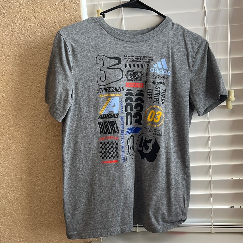 Adidas UNISEX Sports T-Shirt Racing